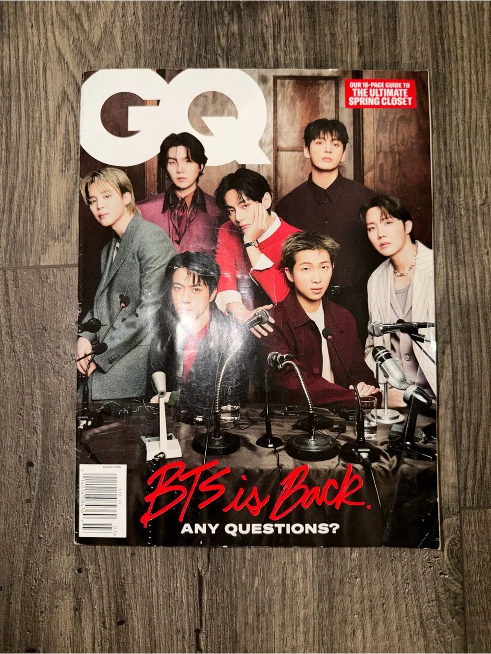 GQ BTS Magazine